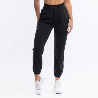 China Breathable High Waist Drawstring Sweatpants Sports Jogger Track Pants Women's Casual Fitness Joggers for sale