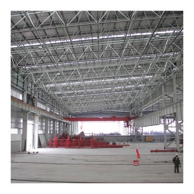 China Modern wholesale cheap prefab steel structure building frame the large space steel structure workshop for sale