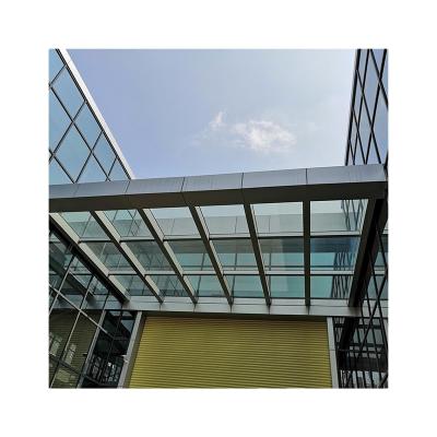 China Wholesale Modern Factory Office Curtain Wall Double Glazing Glass Steel Glass Curtain Wall for sale