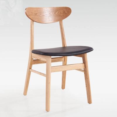 China Modern Natural Color Wooden Restaurant Table Chair Furniture Modern Dining Restaurant Chairs for sale