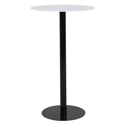 China Modern Nordic modern living room and cafe bar chair bar table combination iron household table top small round table for sale