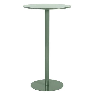 China Modern Round Top Glossy Modern Commercial Furniture Bar Tables Cocktail Wine Bar Restaurant Table Modern Tables for sale