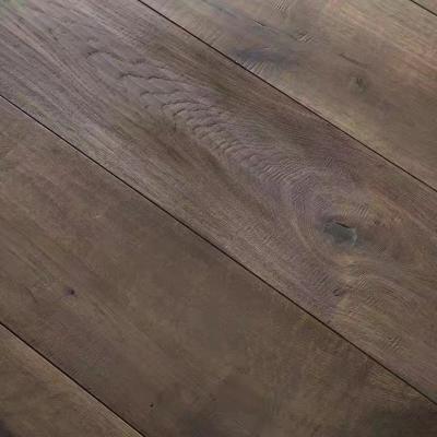 China Null Rustic Industrial Style Dark European Engineered Oak Flooring ABCD Grade Oak Parquet for sale