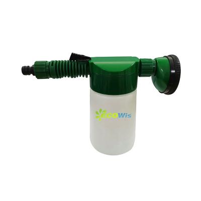 China Garden Watering 4 Models Adjustable Different Garden Hose End Spray Fertilizer Bottle Sprayer Different Dilution Ratios for sale