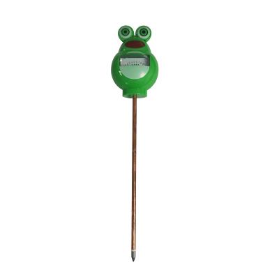 China 30cm Long Pole Stunning Compact Interesting Hygrometer Garden Lawn Plant Horticulture Green Frog Soil Moisture Meter for sale