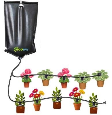 China Easy Operation Drip Irrigation Kit Greenhouse Watering Drippa With Water Bag, Micro Drip Bag Watering Kit For Weekend Self Irrigation for sale