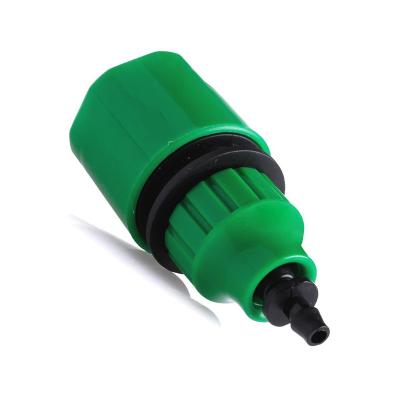 China Garden 2021 Cheap Plastic Quick Coupling Irrigation Garden Watering Tube Connector for sale