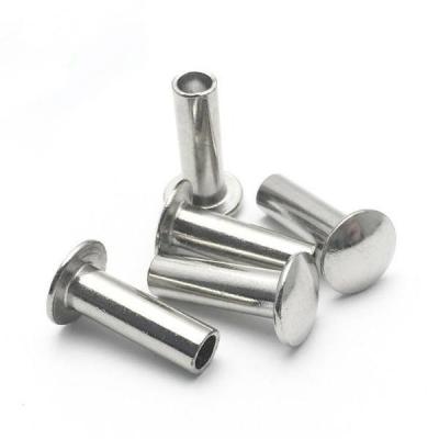 Κίνα Factory Price Whole Semi - Tubular Rivets Aluminum Solid Head Rivets Pan Head Rivet προς πώληση