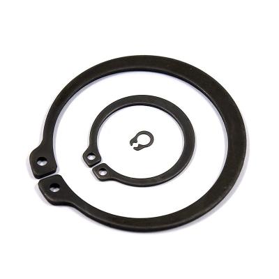 中国 Spring Carbon Steel Retaining Din 471 External Black Circlips Rings Spring Steel External Snap Retaining Ring C-Clip Ring 販売のため