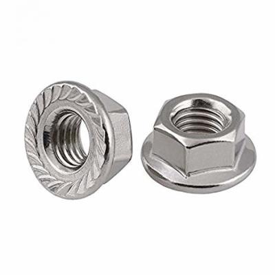 Cina Factory Price Flange Hex Lock Nut  Self-Insert Locking Nuts Hex Lock DIN 985 Nut in vendita