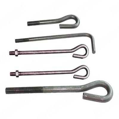 Κίνα All Size Carbon Steel  	Steel Anchor Bolt Foundation Bolt L J Bolt M2-100 Zinc White προς πώληση