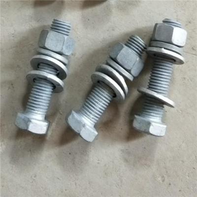 中国 Hot-Dip Galvanized Bolt Steel Anchor Bolt  With A Competitive Price  carbon steel 販売のため