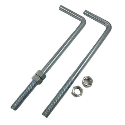 中国 Carbon Steel L Type Foundation Anchor Steel Anch Or Bolt Carbon Steel Plain 販売のため