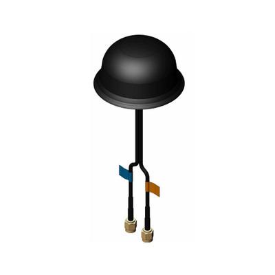 China Radome: ABS / Base: High Quality Cast Aluminum JCB601 Low Profile Gps / GM/M Combo Antenna For Communication Car Navigation Terminal for sale