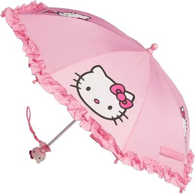 China Best Quality Contemporary Sun and Rain Umbrella Straight Automatic Logo Children Umbrella Gift Kids Umbrella for sale