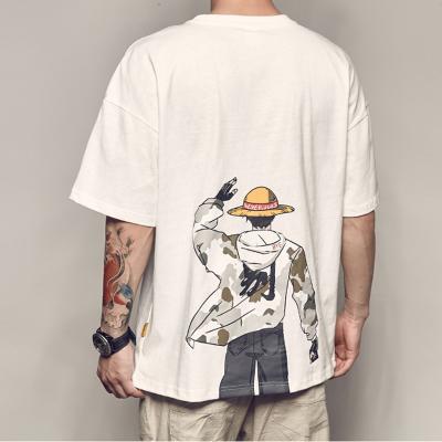 China Wholesale High Quality Custom Graphic T Shirts Anti Shrink 180g Mens 100% Cotton Printed T Shirts for sale