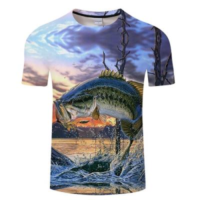 China Wholesale High Quality Anti Shrink Sublimation Custom Print 3d T-shirt Funny 100% Polyester T-shirt for sale