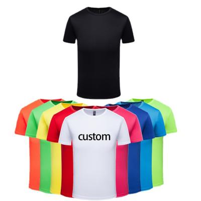 China Wholesale Custom 100% Anti Shrink Polyester Mens T Shirts Blank For Sublimation Printing for sale