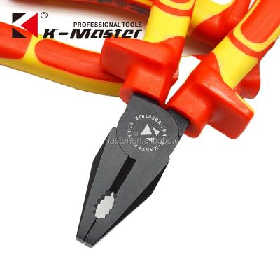 China 200mm Long 1000V GS Insulated VDE Insulated Nose Electricians Pliers Clip for sale