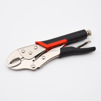 China MULTI FUNCTIONAL K-Master Total Length Curved Jaw Straight Pliers Handle Vice Locking Pliers 10