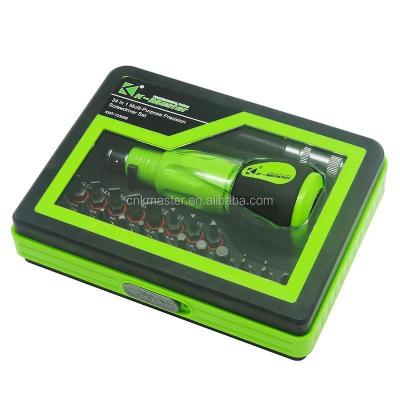 China 34pc in 1multi-function precision screwdriver slotted Phillips tool kit 146*35*116mm for sale