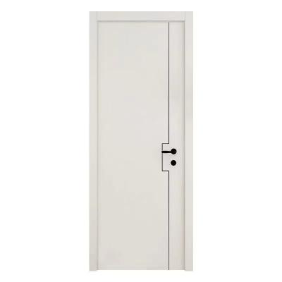 China Modern Original Wooden Doors Finger-jointed Plate Rubber Paint Inside Timber Timber Door for sale