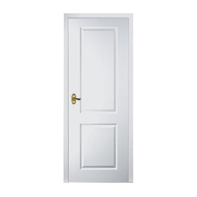 China Modern Hand Painted White Wooden KQFP1 Doors For House MDF Flush Door Solid Main Modern Door for sale