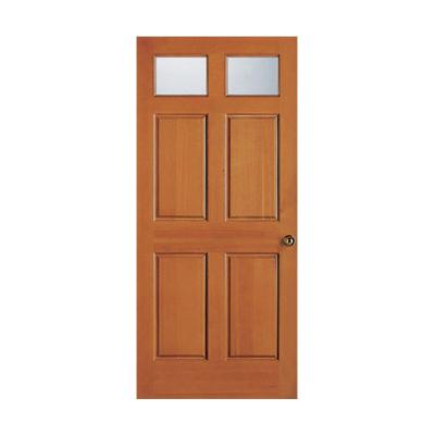 China Modern Chinese Solid Wood Frame Scratch Resistant Wooden Doors Wooden Door Solid for sale