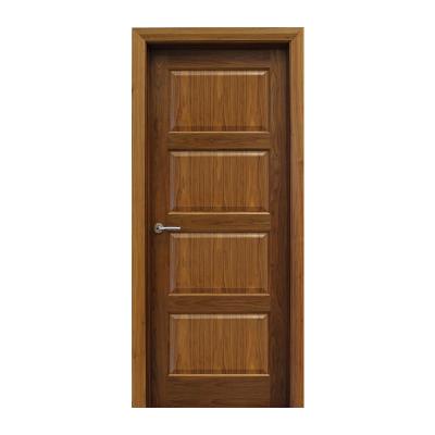 China Modern White Contemporary Interior Doors KQFP-2 Solid Wood Bedroom Old Wooden Painted Doors) ( for sale