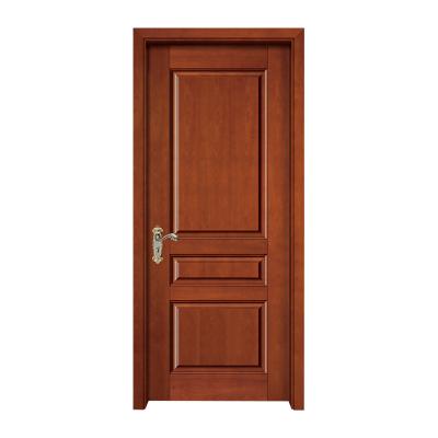 China Modern American High Quality Soundproof Door Set Solid Wood Paint Silent Composite Door for sale