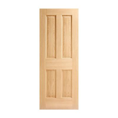 China Modern High Quality Solid Wood Panel Walnut Prehung Interior Room Door for sale