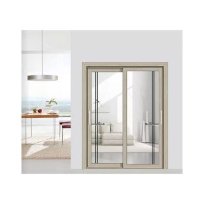 China Modern Open Aluminum Sliding Method Push And Pull Doors Price Bathroom Interior Door for sale