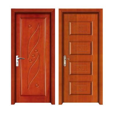 China Modern Designs Interior Main Door Wood Solid Wood Doors With Solid Wood Frame for sale