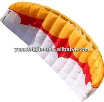 China Double Line Nylon Promotional Weifang Professional Power Kitesurfing Kite for sale