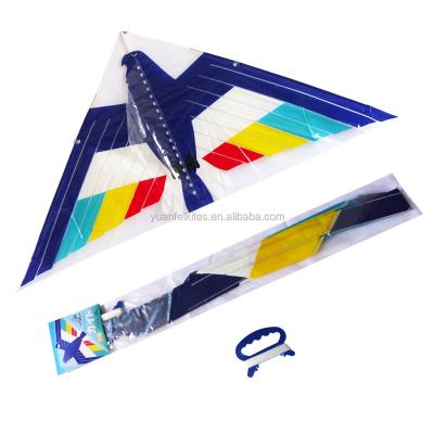 China Plastic Kite Custom Design Delta PE Plastic Material / Kids Triangles For Sale for sale