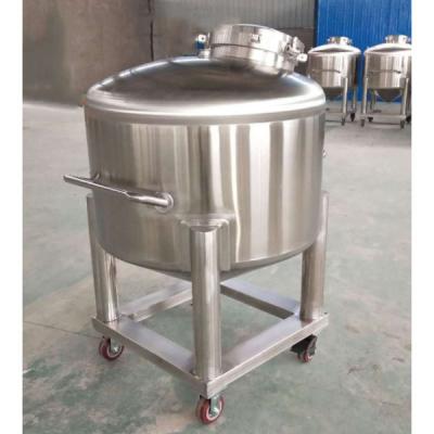 China Stainless Steel Round Movable Food Square Water Tank 1T 3 Layers Vertical Single Layer Chemical Storage Tank for sale