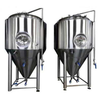 China Sanitary 500L Single Jacket Stainless Steel Brewery Equipment Beer Brewing Fermentation Tank for sale