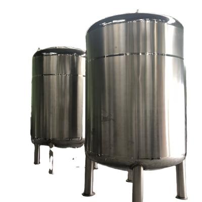 China Hotels 304 Stainless Steel Insulated Large Storage Tank Vertical Storage Tank for sale