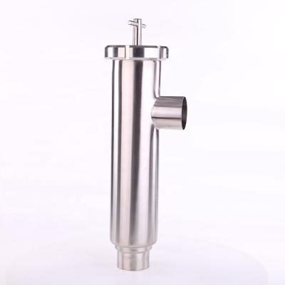 China Angle Type Ss304 Food Grade Stainless Steel Welded Filter for sale