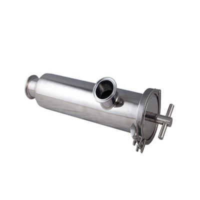 China Food Grade Stainless Steel Pipe Filter With Beerwort Net 1