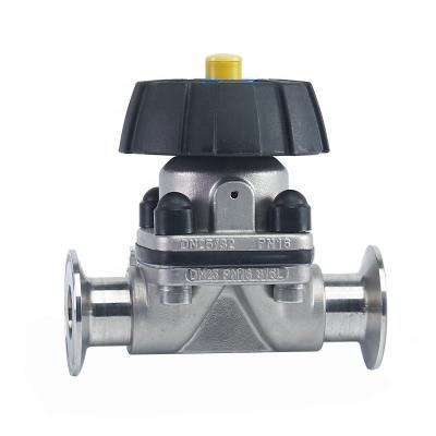 China General sanitary manual/pneumatic diaphragm valve for sale