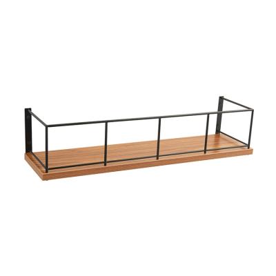 China Custom Home Decor Modern Metal (Height) Adjustable Floating Industrial Wall Shelf Display for sale