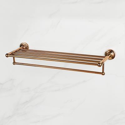 China Modern Fashion Gold 304 Stainless Steel Towel Rack Bathroom Towel Rack Holder for sale