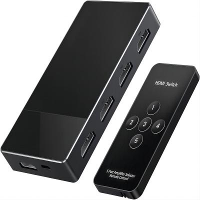 China 3 em 1 Out HDMI Switch Alumínio HDMI Splitter Com Remote HDMI Switcher Suporta 4K 3D HD Monitor à venda