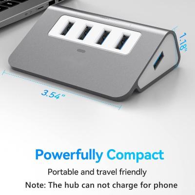 China 10 Port Usb C Hub Portable USB C Hub Type C To 4 USB A Ports For PC Tablet for sale