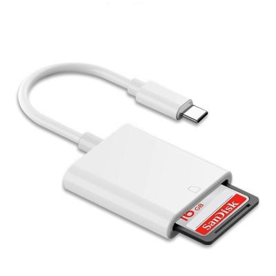 China Apple Externer USB C zum SD-Kartenleser Typ C Kartenleser Kameraleser Speicherkartenleser Adapter zu verkaufen