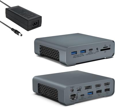 Κίνα Δοκιμαστική USB Hub Adapter USB Type-C 4K 60hz Monitor HDMI Ethernet RJ45 Σταθμός αποσύνδεσης προς πώληση