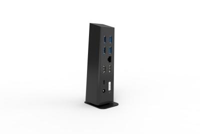 Chine Station d'accueil portable Thunderbolt pour ordinateur portable à câble intégré USB3.0 Station d'accueil hub à vendre