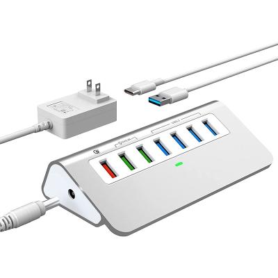 China Usbc Usb A Multiport Adapter AUSB Hub 7-1 5Gbps 8 In 1 Type-C Hub USB2.0-3.0 Laptop Mac Book for sale