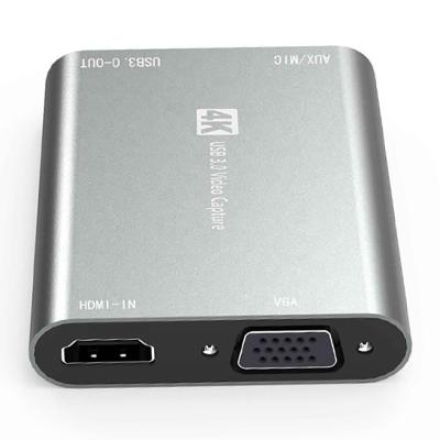 China USB 3.0 HDMI Video Capture DVR Card Box With Mic VGA Loop Out For Computer Camera Xbox for sale